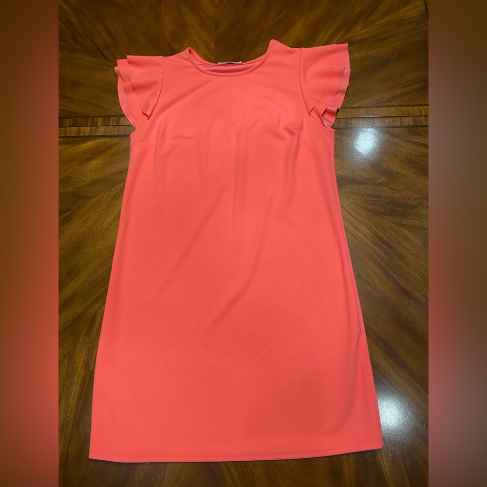 Comfortable peach dress
